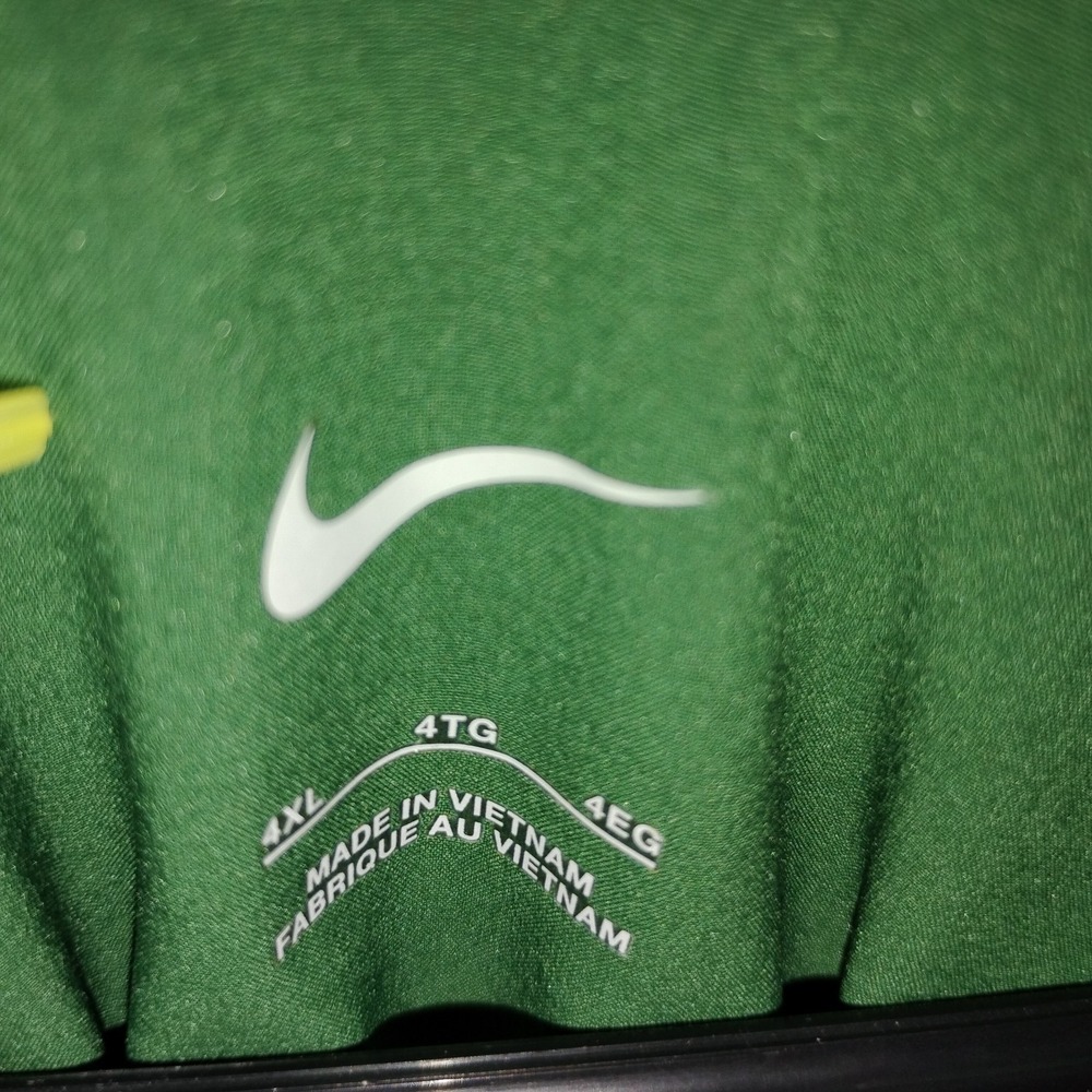 Nike Philadelphia? Eagles Throwback? Mens 4XL Shirt Football Hidden Hood Grn Ylw - Picture 7 of 15